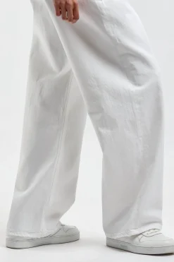 Femme Agolde Jeans Low Slung Baggy En Milkshake