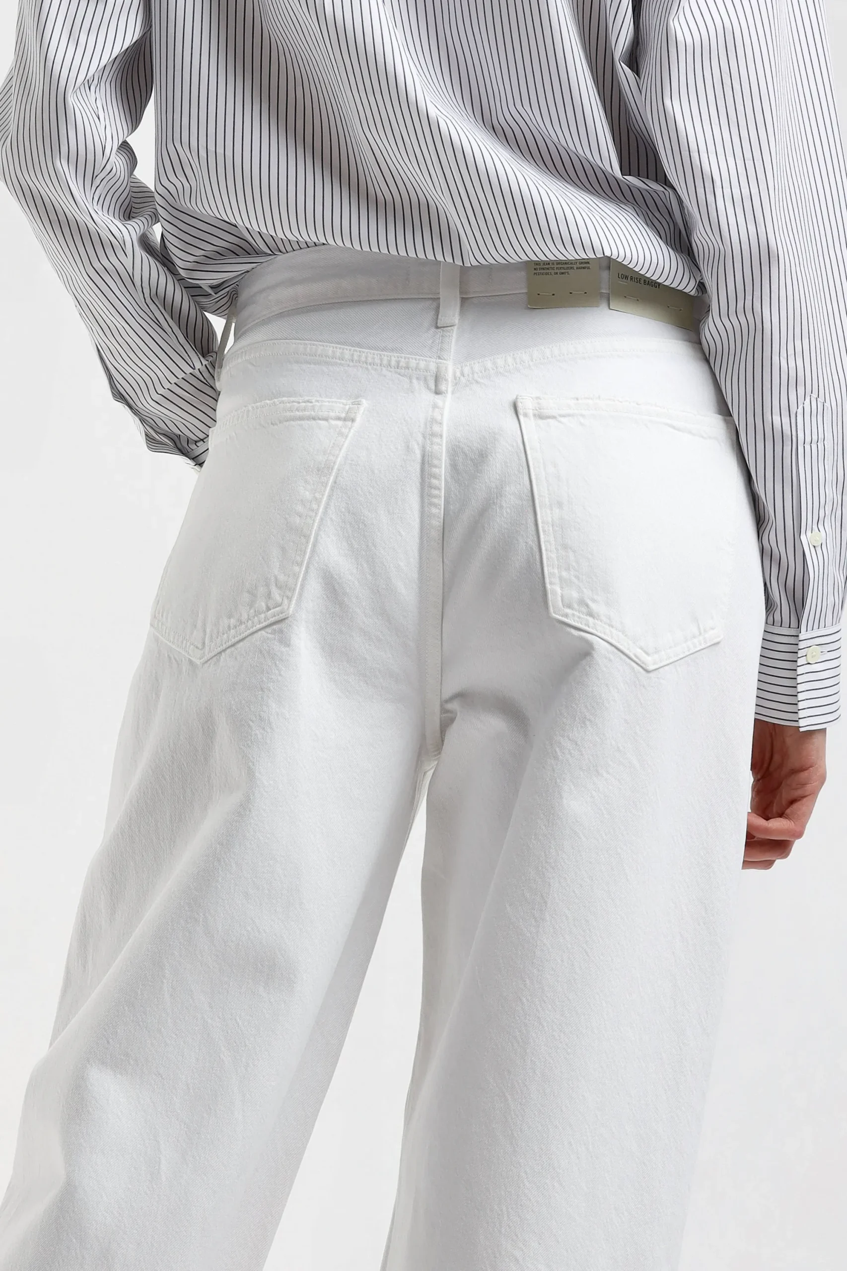 Femme Agolde Jeans Low Slung Baggy En Milkshake