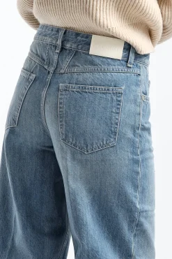 Femme Closed Jeans Nikka Cropped En Bleu Moyen
