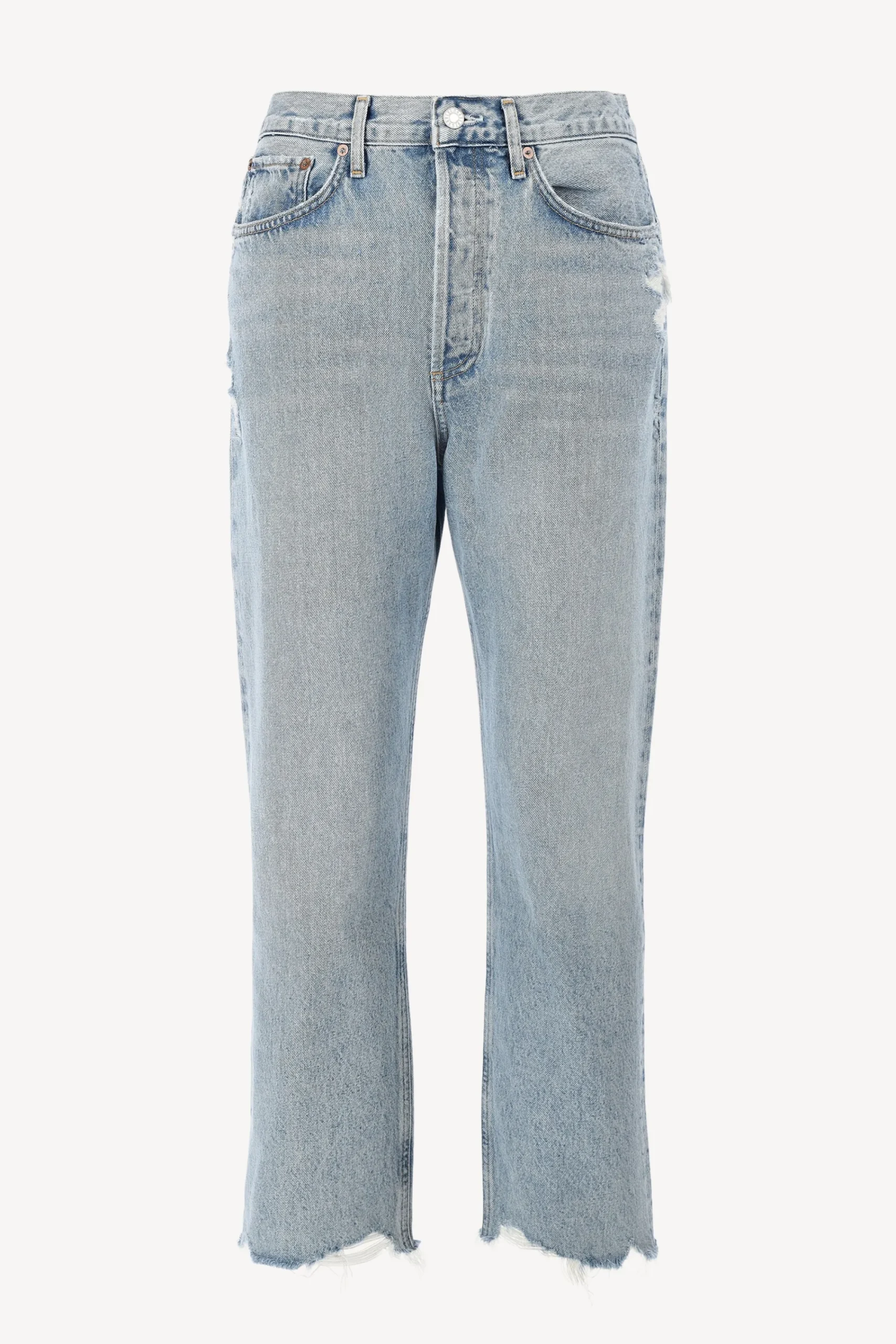 Femme Agolde Jeans 90S Crop In Nerve