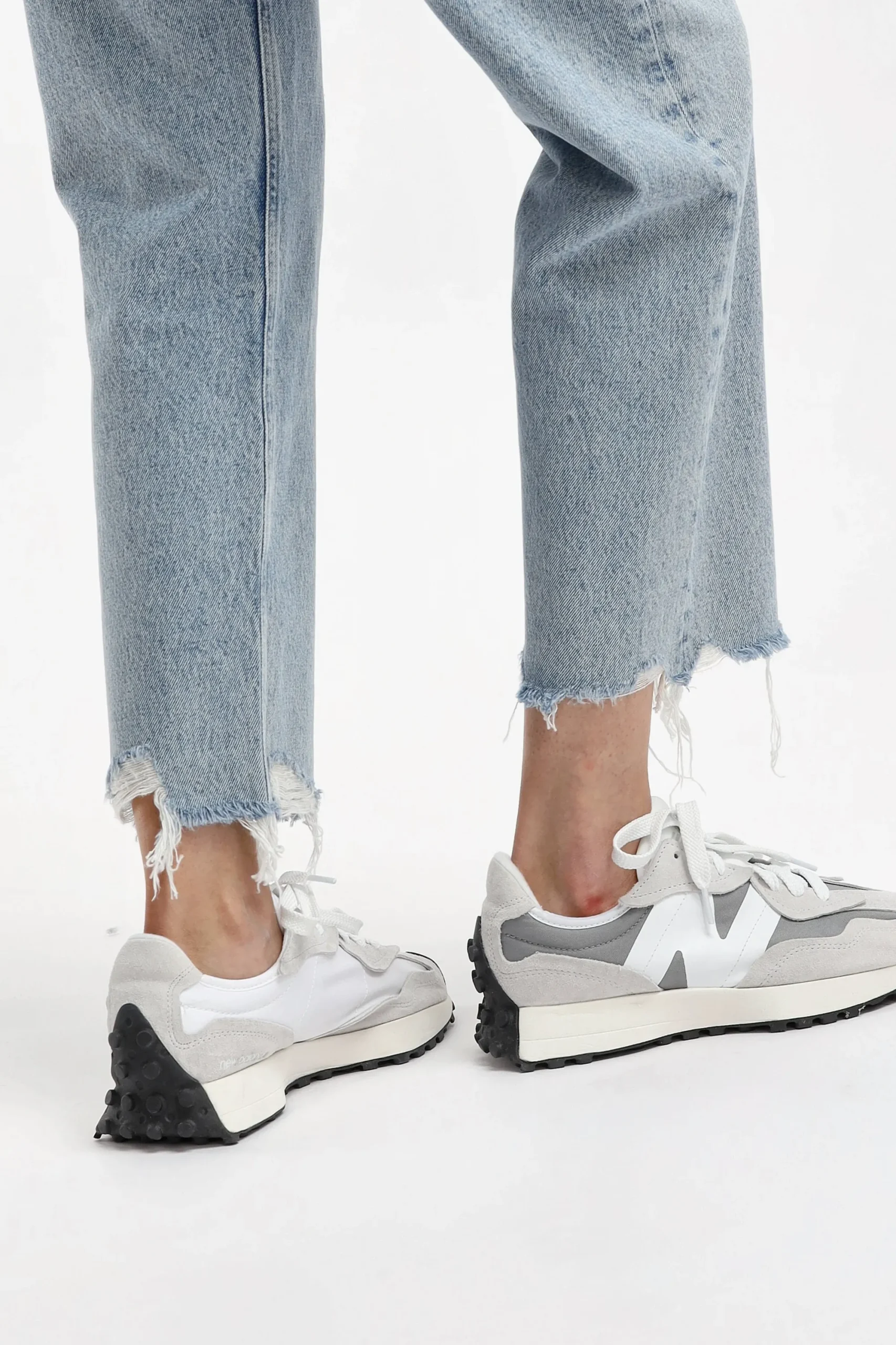 Femme Agolde Jeans 90S Crop In Nerve