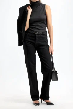 Femme Nili Lotan Jeans Smith En Detresse Noir