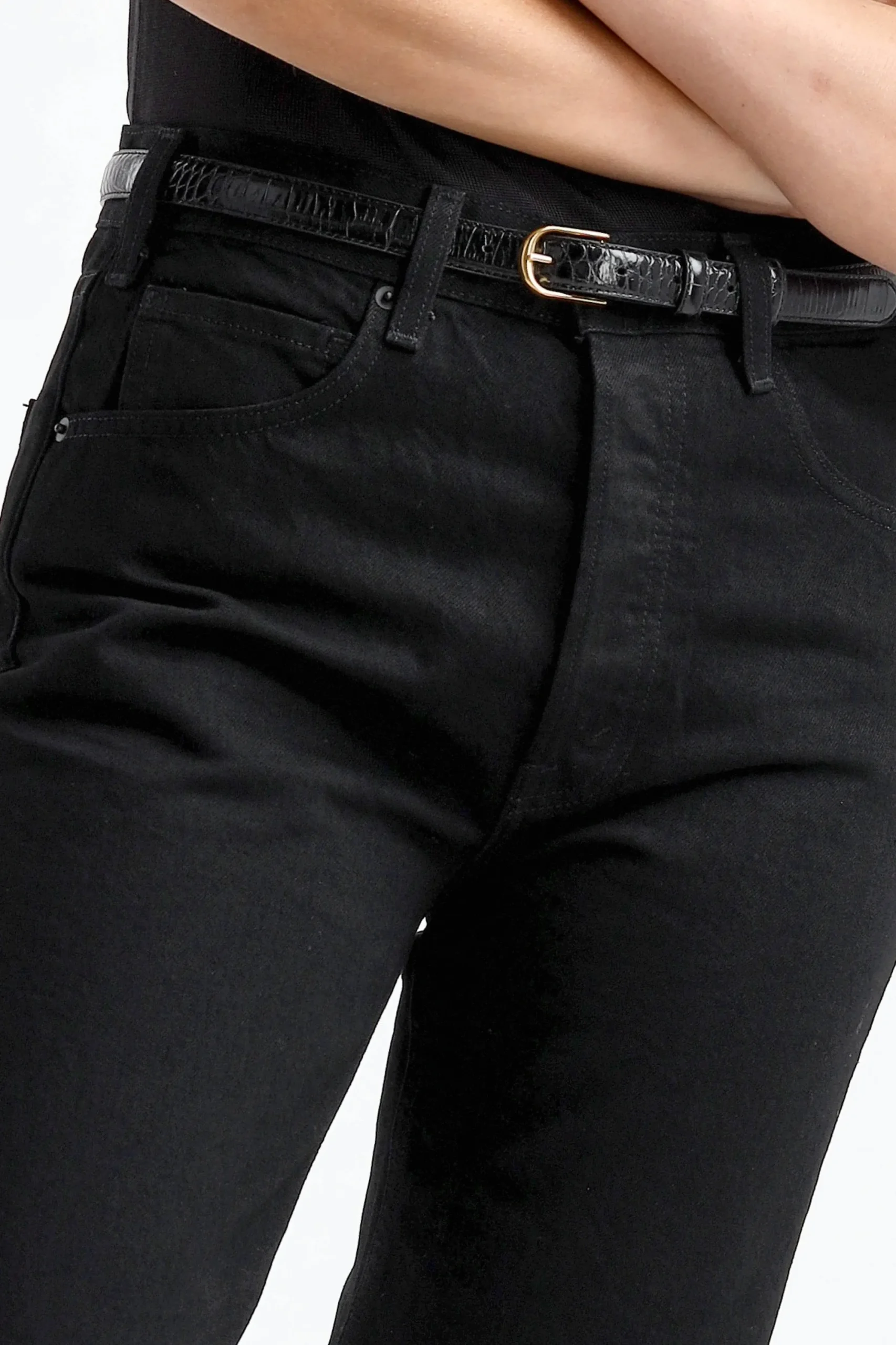 Femme Nili Lotan Jeans Smith En Detresse Noir