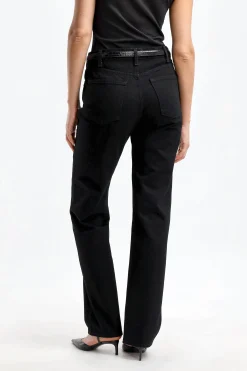 Femme Nili Lotan Jeans Smith En Detresse Noir