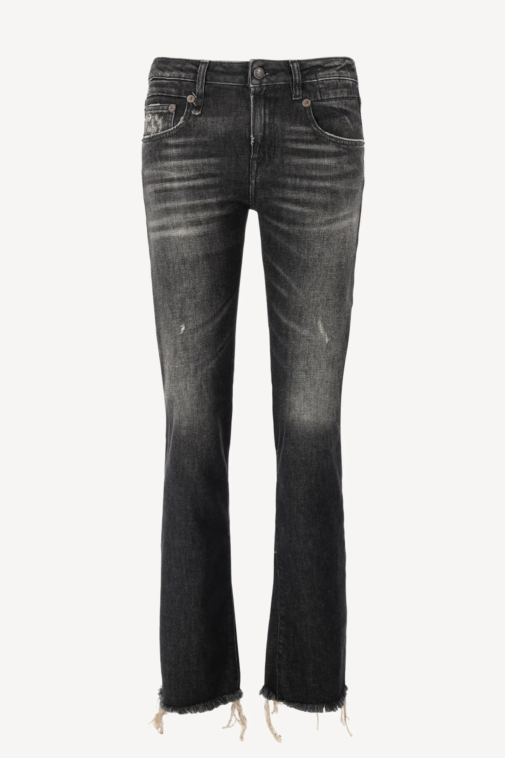 Femme R13 Jeans Tobi Slim En Abbey Black