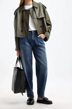 Femme Closed Jeans Wellington En Bleu Fonce