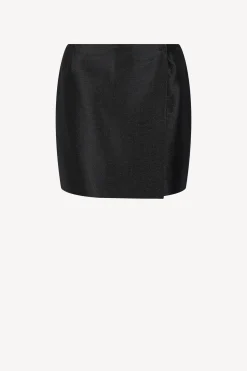 Femme Sportmax Jupe Ebrien En Noir