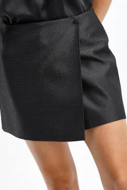 Femme Sportmax Jupe Ebrien En Noir