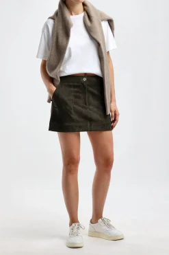 Femme Stouls Jupe En Daim Linette In Saxo