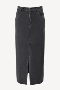 Femme H2O Fagerholt Jupe En Jean Classic En Noir Delave