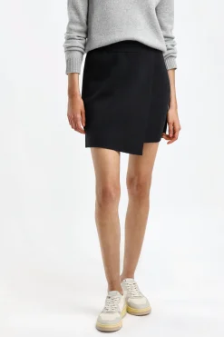 Femme Lisa Yang Jupe Josette En Noir