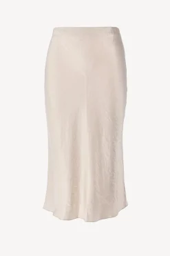 Femme Vince Jupe Slip En Champagne