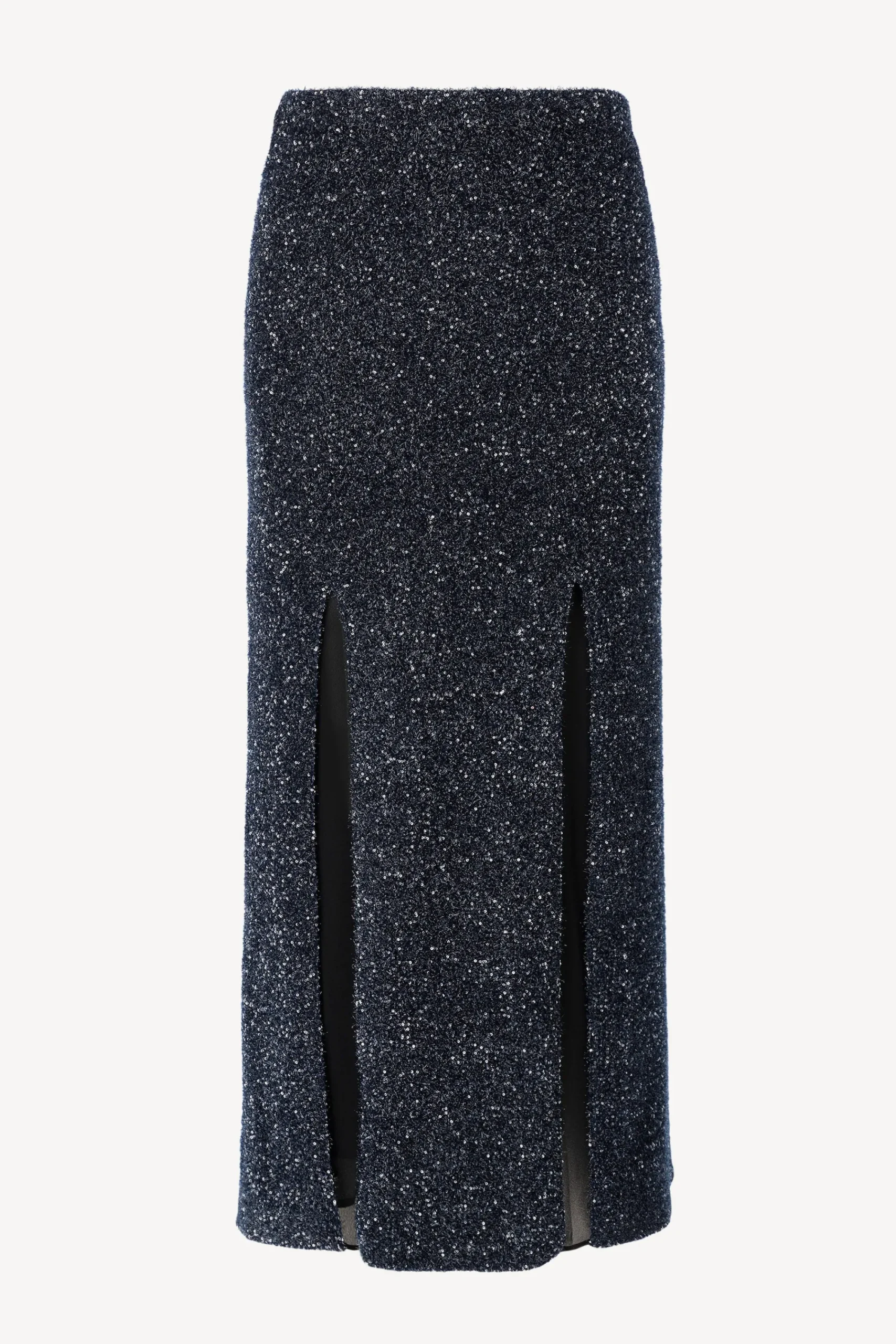 Femme Proenza Schouler Jupe Technical Sequin In Navy