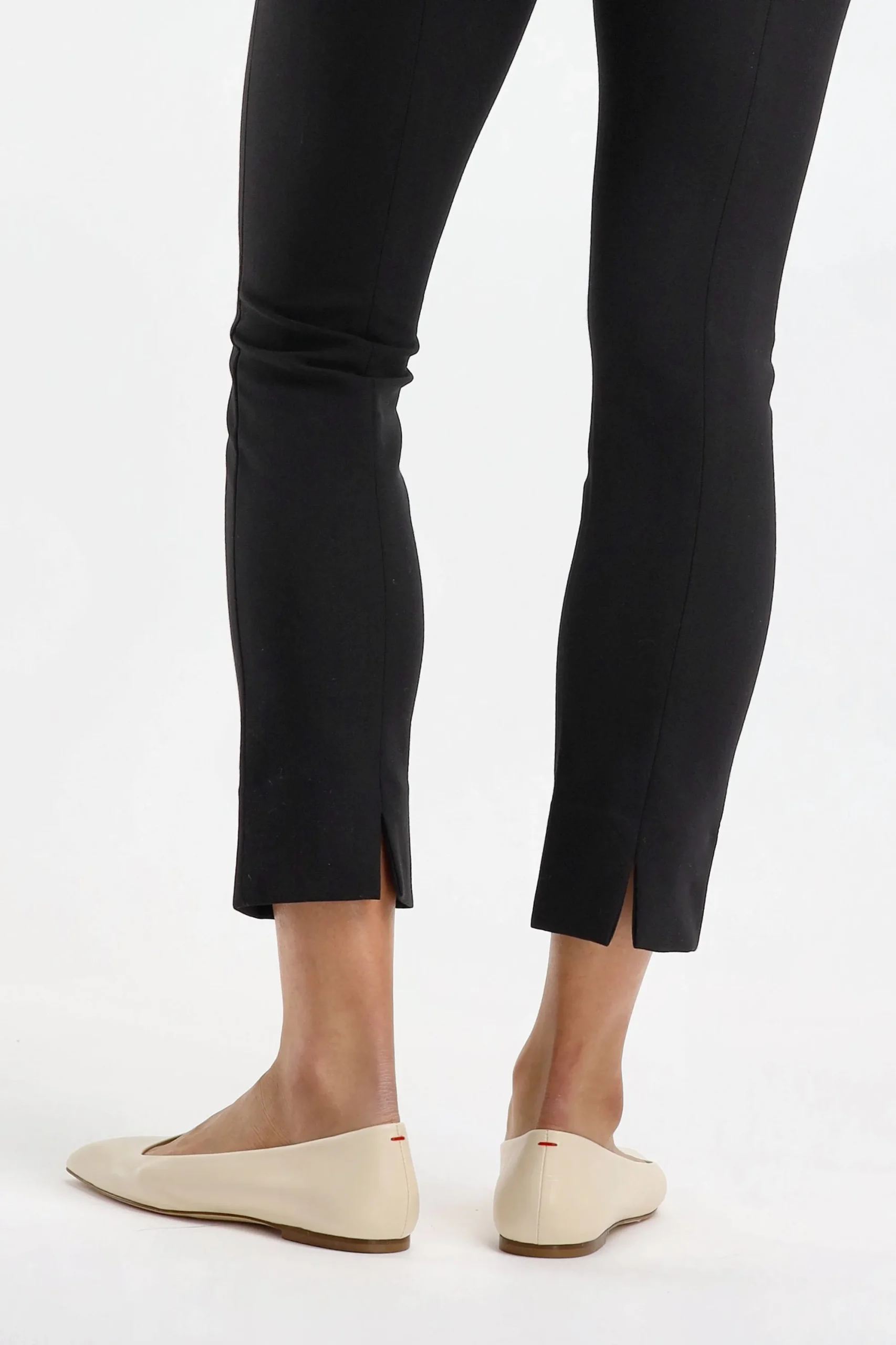 Femme Vince Leggings Stitch Front En Noir