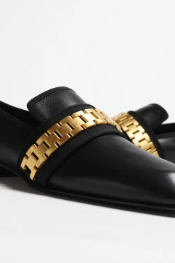 Femme Victoria Beckham Loafer Debbie Chain En Noir