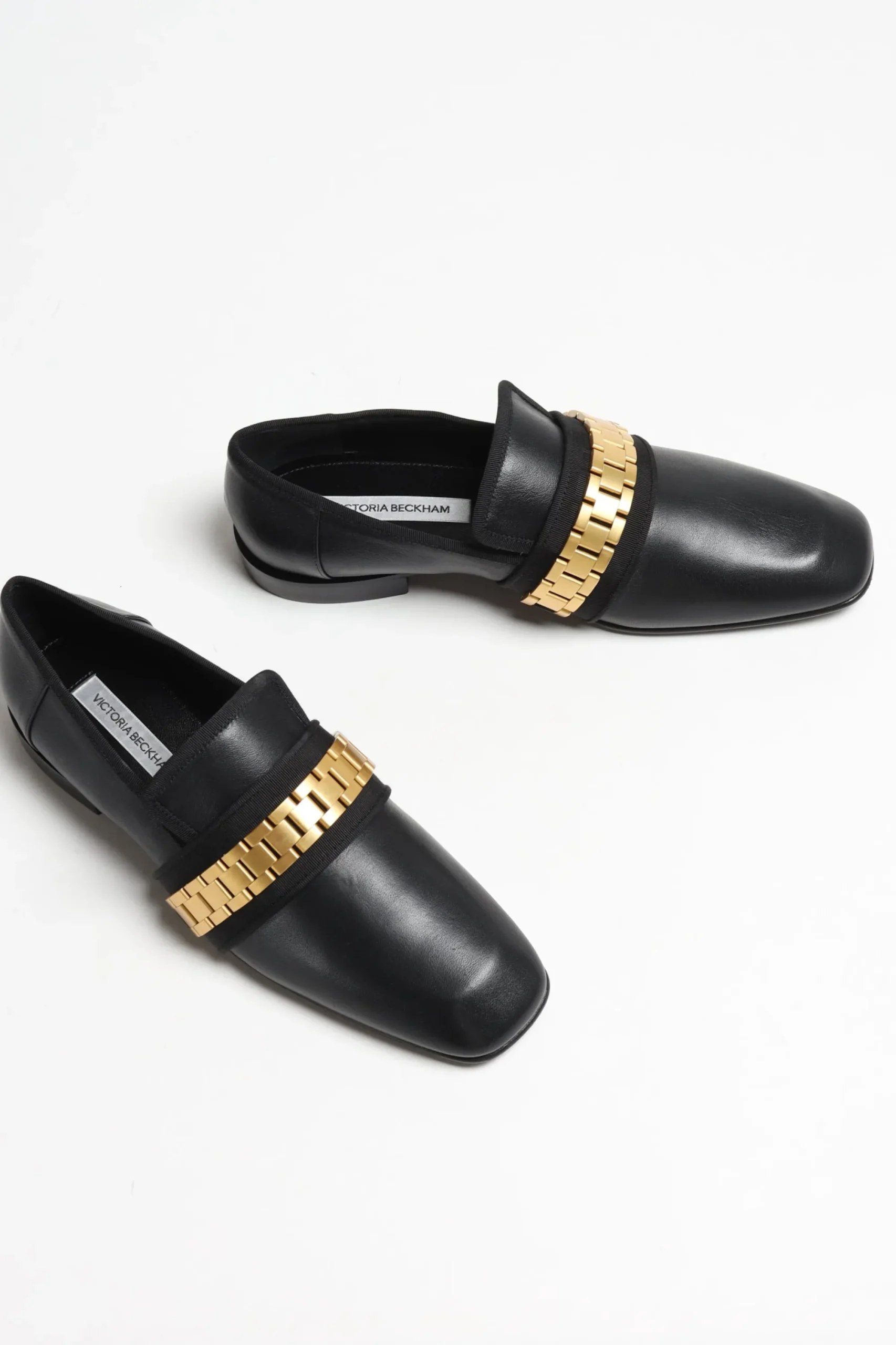 Femme Victoria Beckham Loafer Debbie Chain En Noir