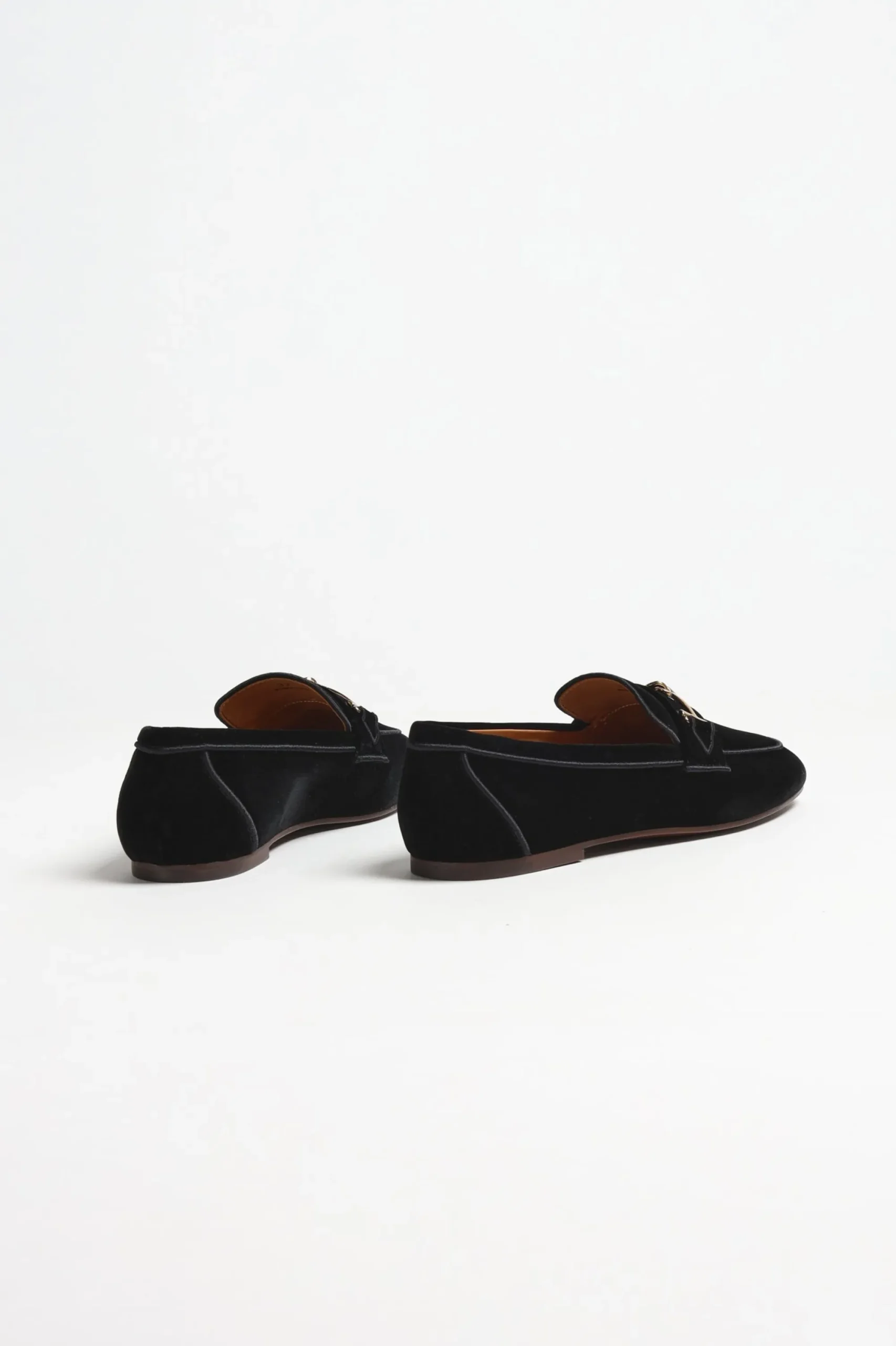 Femme Tod's Loafer En Velours Double T Noir