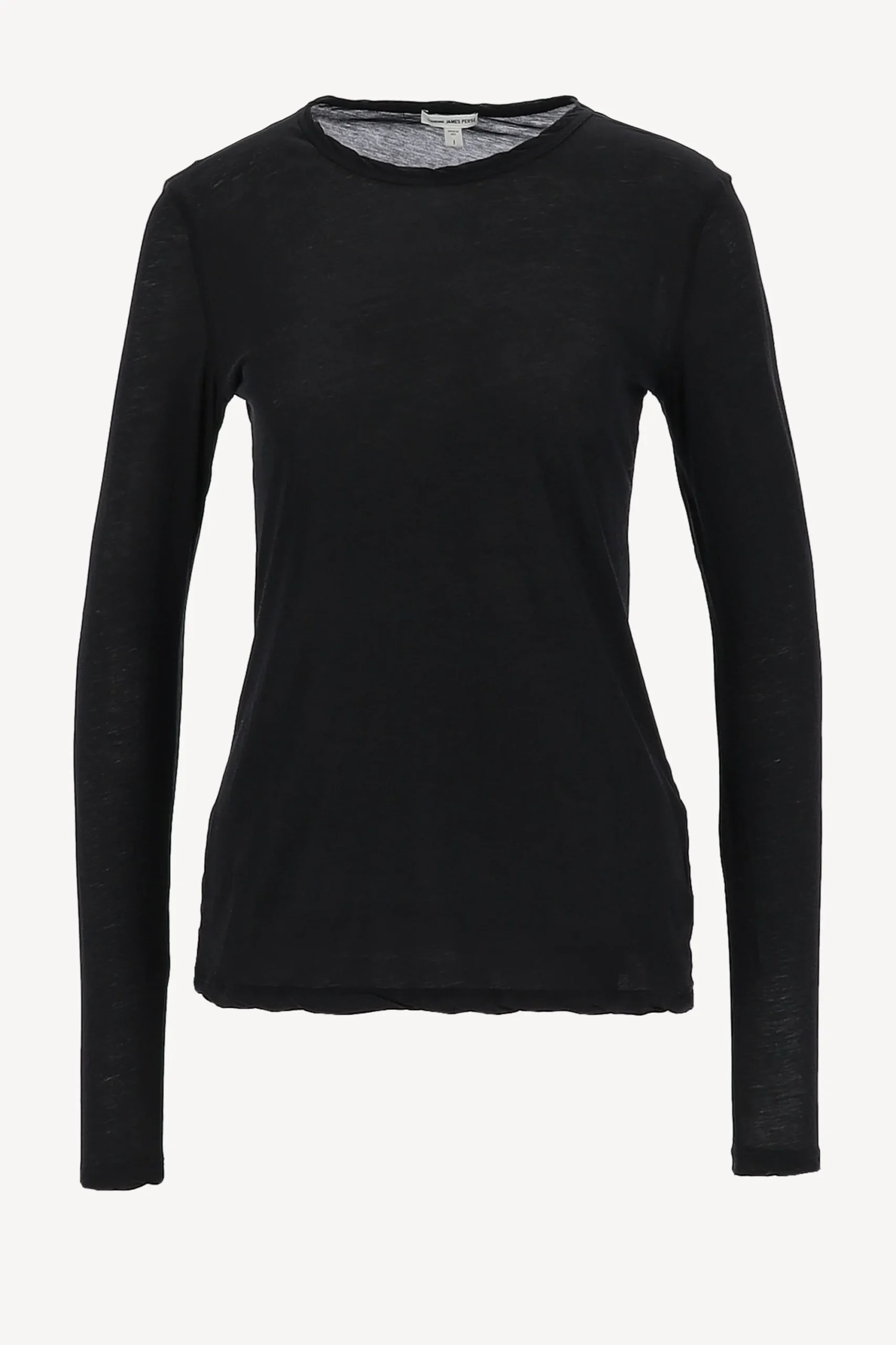 Femme James Perse Manches Longues En Jersey Stretch Noir