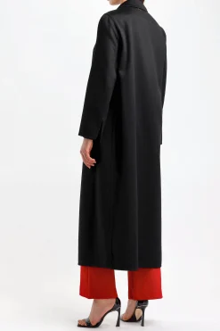 Femme Agnona Manteau En Cachemire Noir