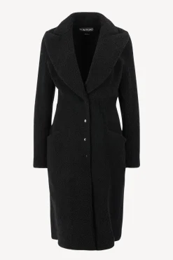 Femme Tom Ford Manteau En Fourrure Noir