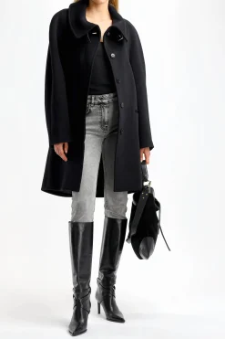 Femme Isabel Marant Manteau Fares En Noir