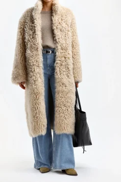 Femme Jadia Manteau Jackie En Blanc Casse