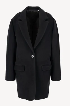 Femme Isabel Marant Manteau Jilinka En Noir