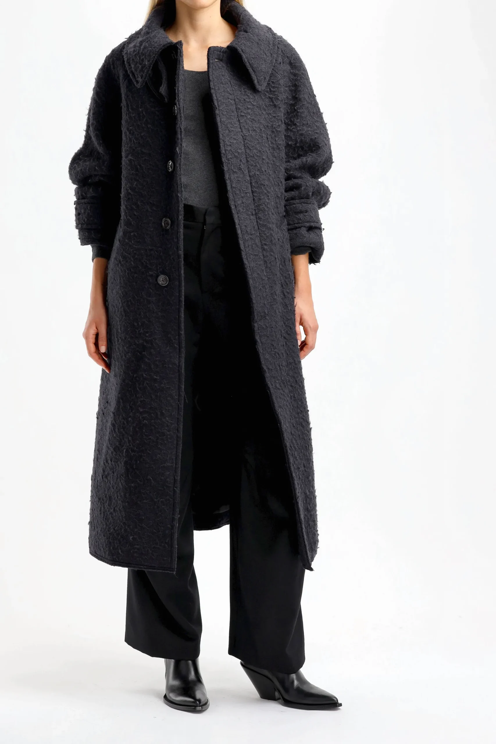 Femme R13 Manteau Jumbo En Noir