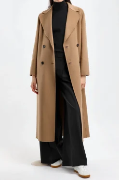 Femme S Max Mara Manteau Paride En Chameau