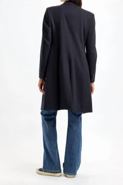 Femme Tagliatore Manteau Parigi En Bleu