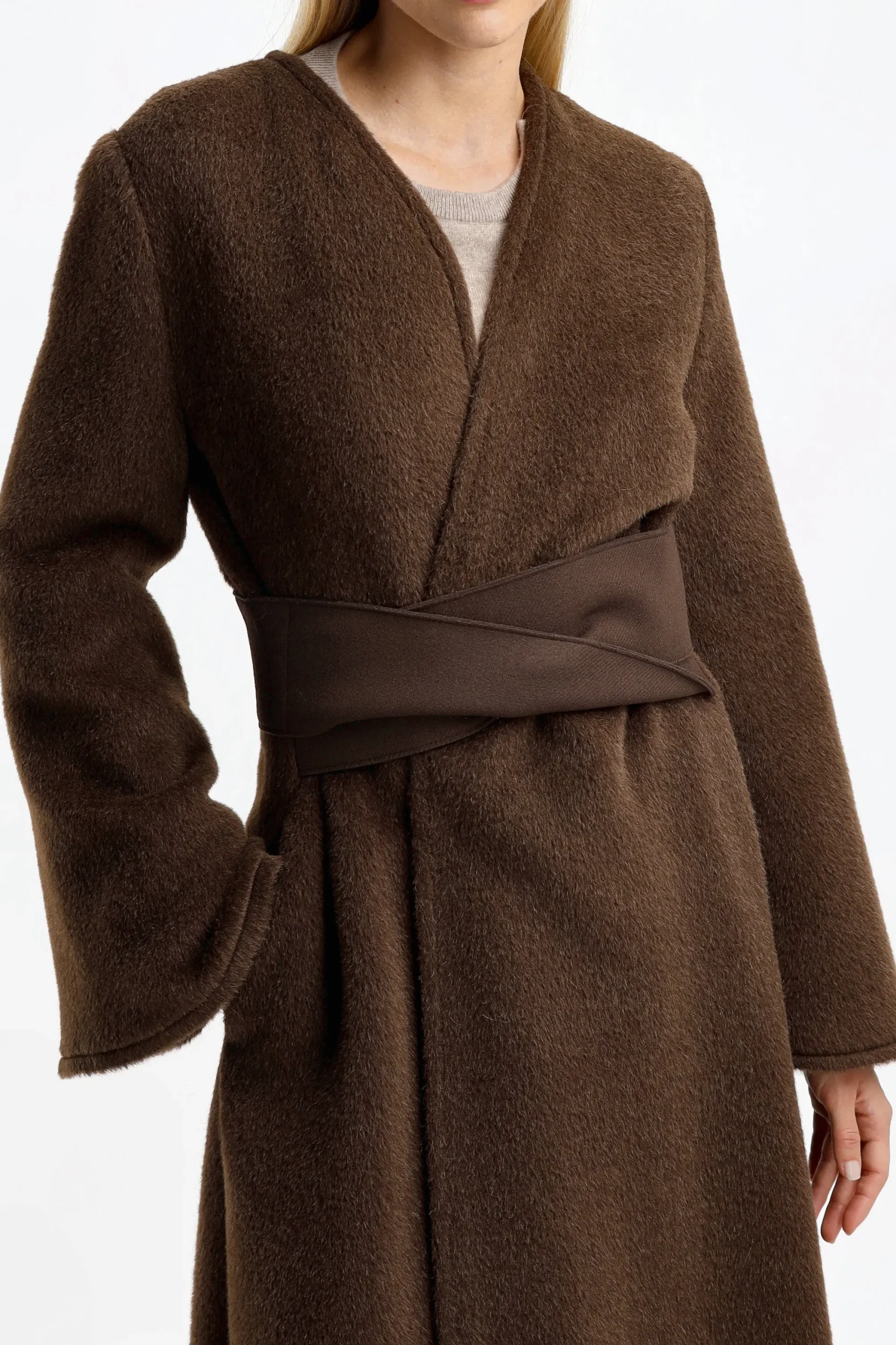 Femme by Malene Birger Manteau Ponzana En Marron