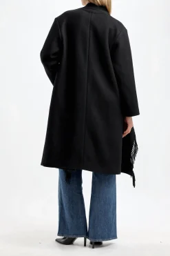 Femme IRO Manteau Ricky En Noir