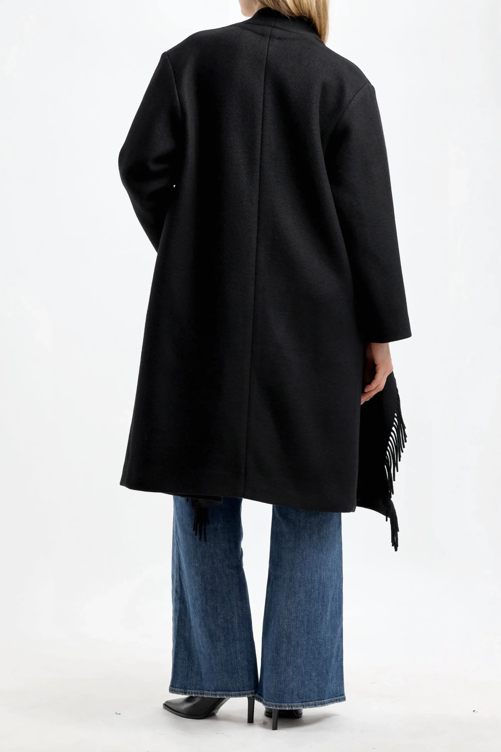 Femme IRO Manteau Ricky En Noir