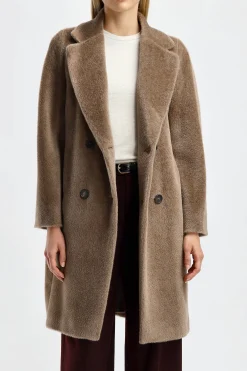 Femme S Max Mara Manteau Roseto En Miel