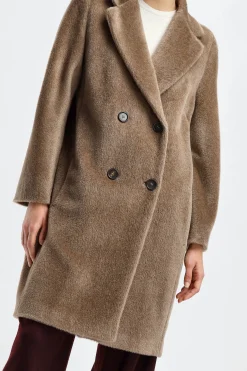 Femme S Max Mara Manteau Roseto En Miel