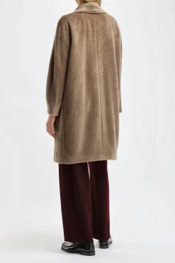 Femme S Max Mara Manteau Roseto En Miel