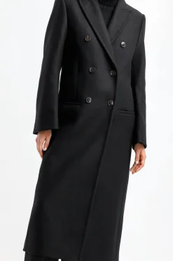 Femme Toteme Manteau Tailored En Noir