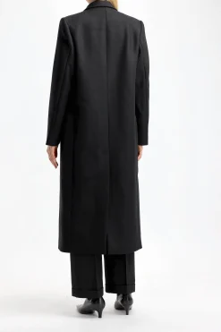 Femme Toteme Manteau Tailored En Noir
