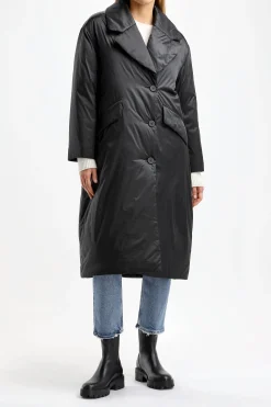 Femme Ahirain Manteau Techno Rain En Noir