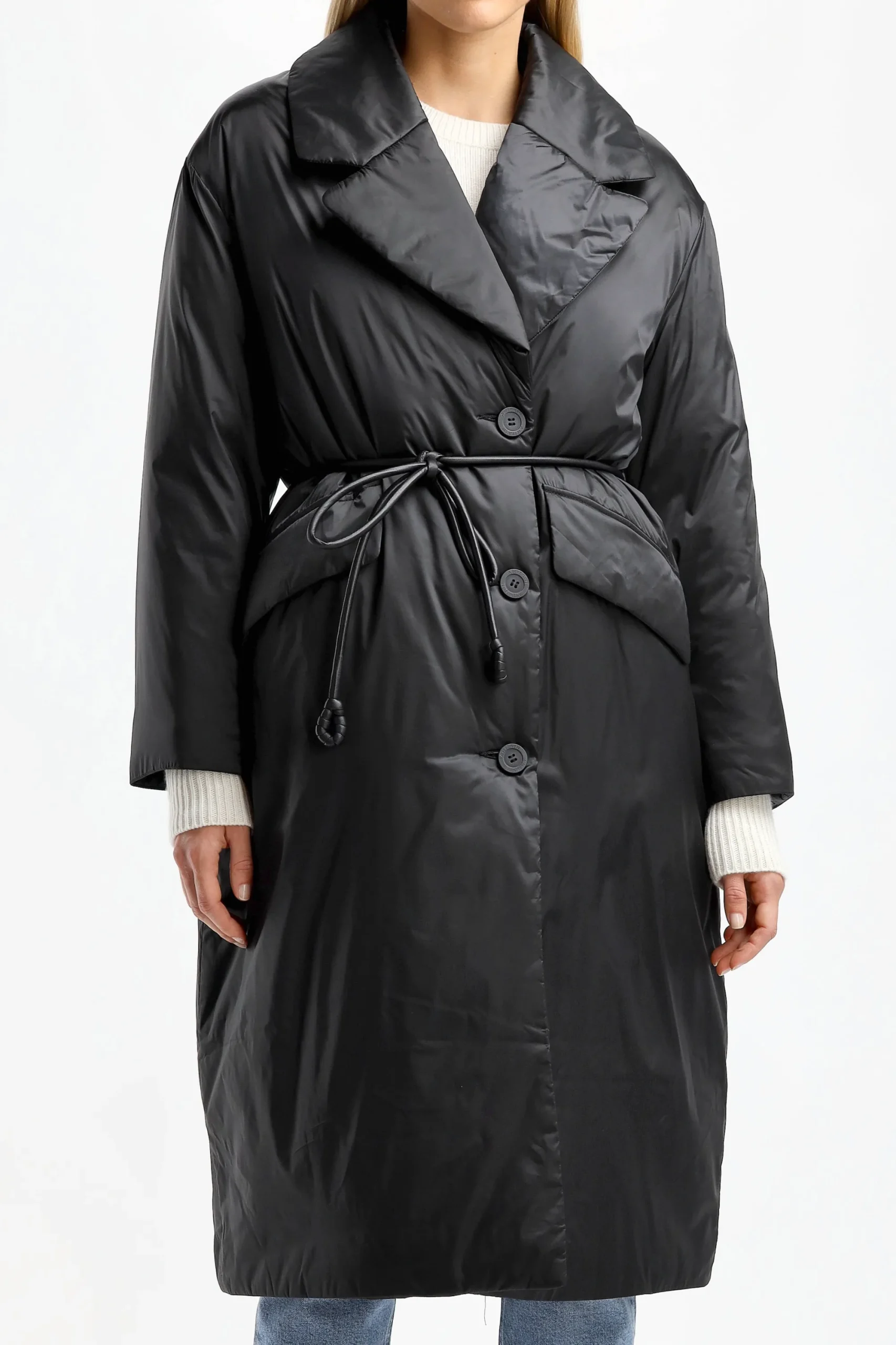 Femme Ahirain Manteau Techno Rain En Noir