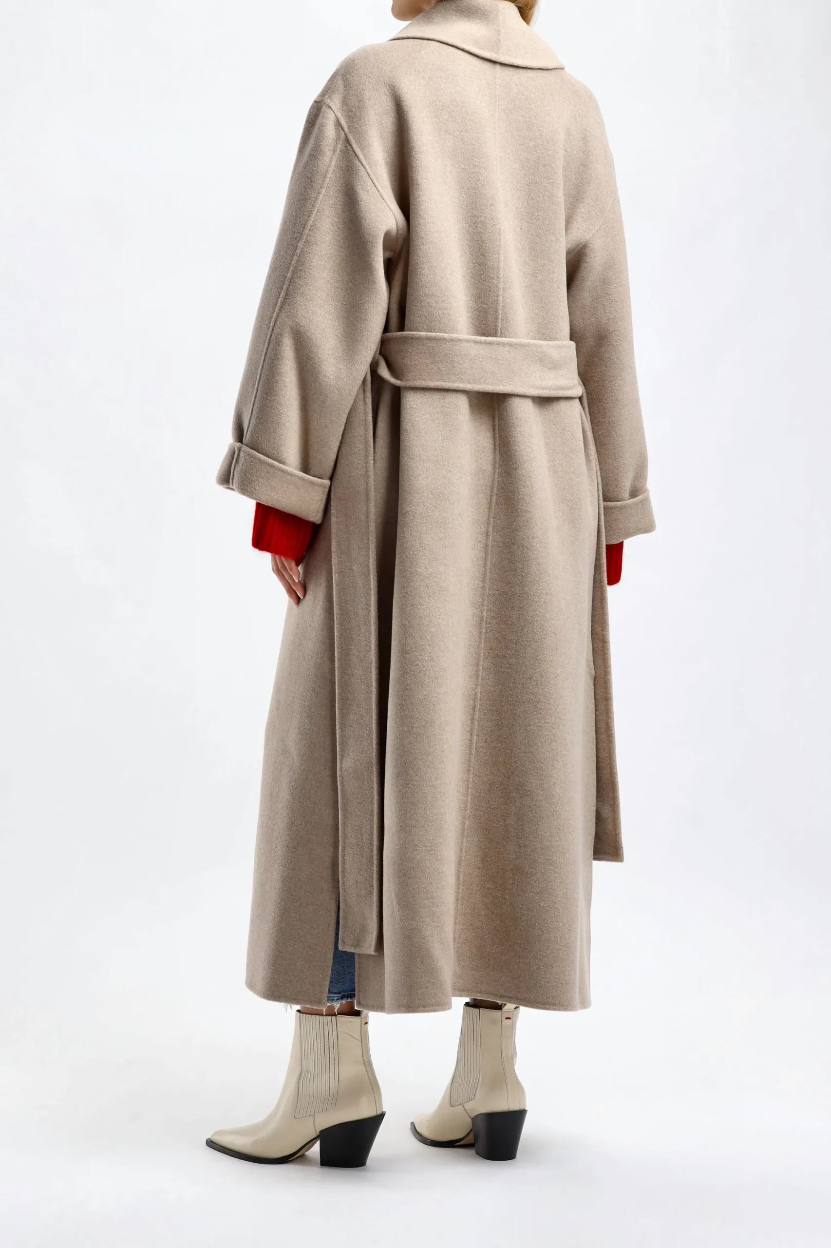 Femme by Malene Birger Manteau Trullem Dans Grey Brown Melange