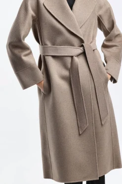 Femme S Max Mara Manteau Zurigo En Gris Pigeon