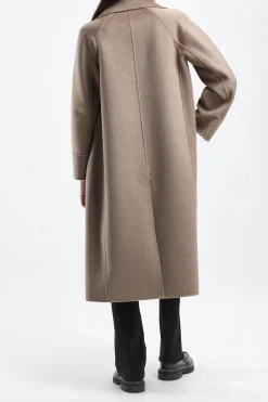 Femme S Max Mara Manteau Zurigo En Gris Pigeon