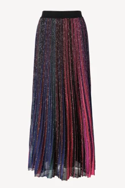 Femme Missoni Maxi Jupe En Noir/Viola