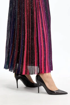 Femme Missoni Maxi Jupe En Noir/Viola