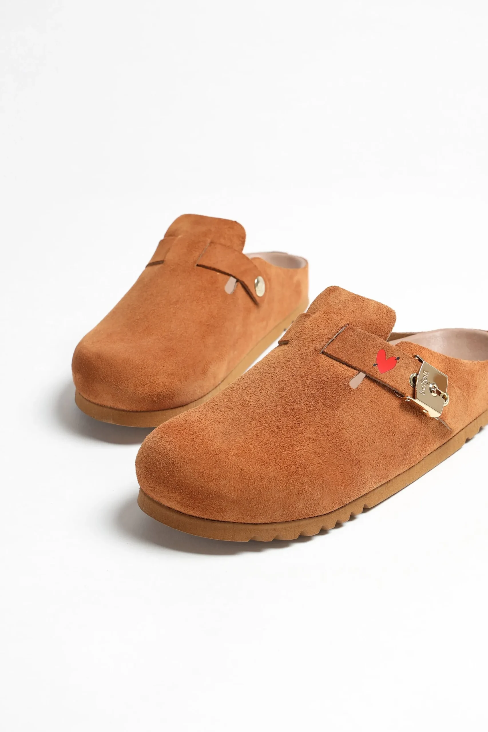 Femme Scholl x Anita Hass Mules Grace En Cognac