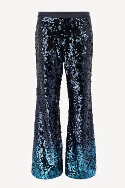 Femme DMN Pantalon A Paillettes Angelina En Bleu