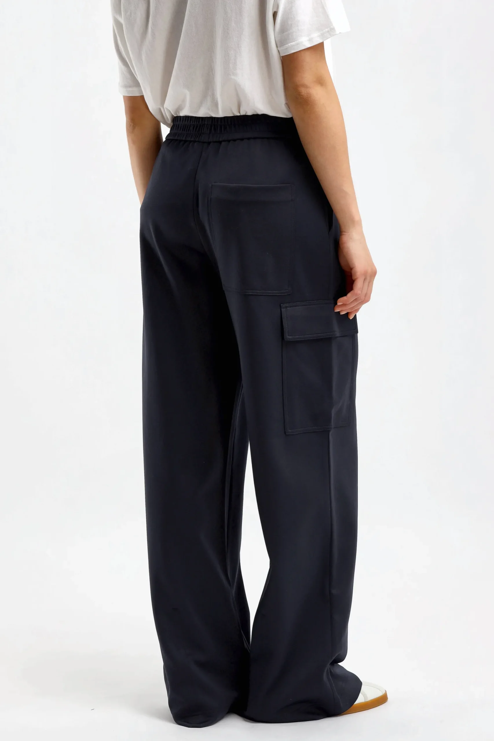 Femme Tibi Pantalon Active Knit En Marine