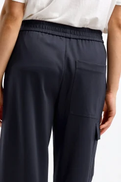 Femme Tibi Pantalon Active Knit En Marine