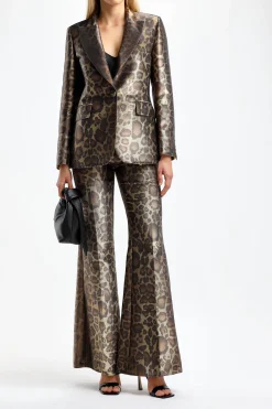 Femme DMN Pantalon Angelina En Leopard